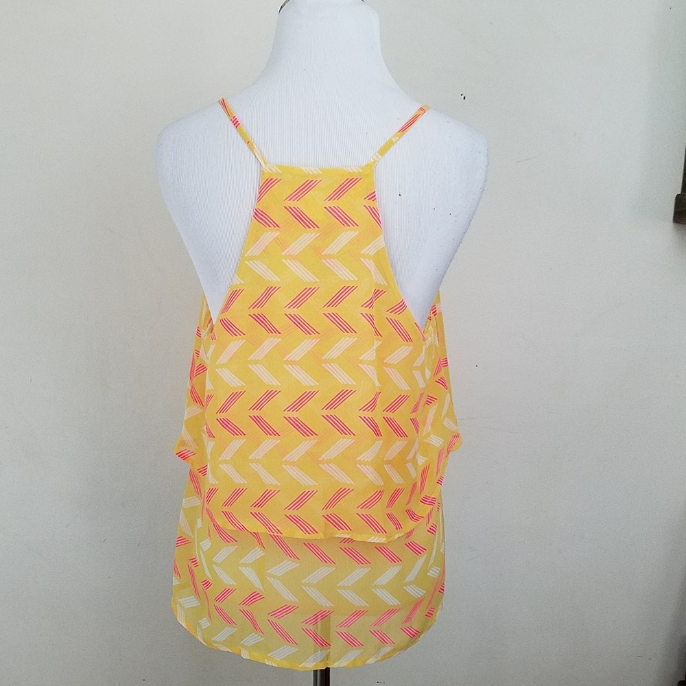 Painted Thread Flounce Top - Picture 3 of 6